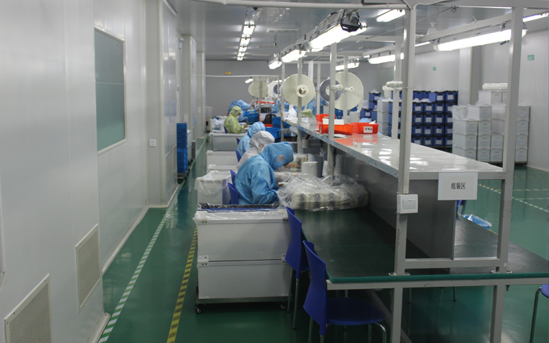 理療電極片組裝區(qū)'