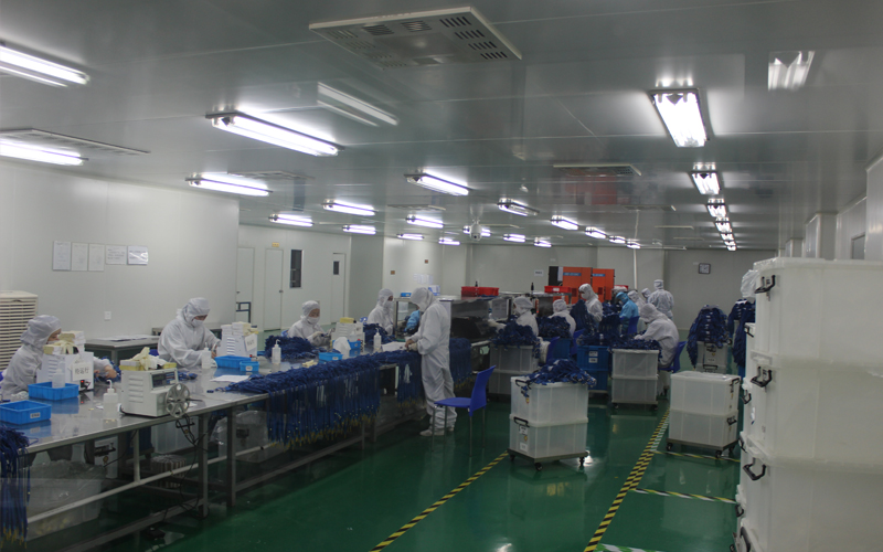 理療電極片生產(chǎn)車(chē)間'