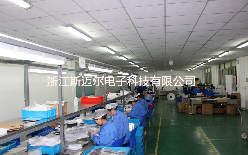 浙江斯邁爾理療電極組裝區(qū)'